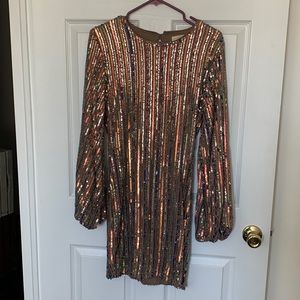 Sequin covered dress